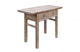 Wood inlays and spline details reinforce the wood planks, and. Petite Lily Interiors Console Table Vintage W 2 Drawers L100x46xh81cm Unique Piece Petite Lily Interiors