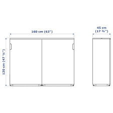 Check spelling or type a new query. Galant Element A Portes Coulissantes Blanc 160x120 Cm Ikea