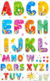 If you don't have time to color the images, print the letters onto colored paper and cut the letters from this before adhering the letters to a coordinating. 23 Large Alphabet Letter Templates Designs Free Premium Templates