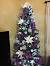 White Purple Black Christmas Tree