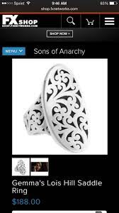 Gemma Ring Sons Of Anarchy Gemma Rings Saddle Ring