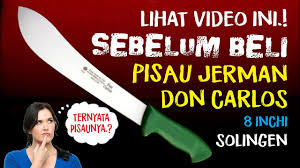 Asahan sepanjang 8 inci ini terbuat dari stainless steel yang keras dan awet. Pisau Sembelih Jerman Don Carlos 20cm Youtube