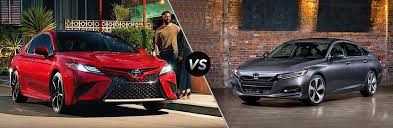 Drivers will love the huge 39 ½ inches of front row headroom and over 55 inches of hip room. Toyota Camry Vs Honda Accord