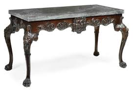 An Irish Mahogany Side Table Second Half 19th Century Possibly James Hicks Of Dublin The Lates Grey Marble Top Above Period Furniture Side Table Furniture