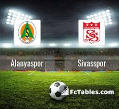 Alanyaspor haftaya beşiktaş'a konuk olacak. Alanyaspor Vs Sivasspor H2h 31 Jan 2021 Head To Head Stats Prediction