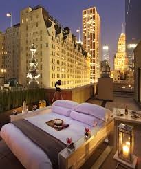 It S Lovely At The Top Outdoor Bedroom Hotel New York