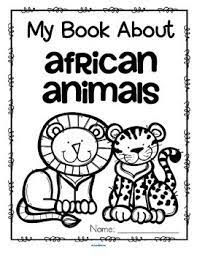 Download African Animals Printables Read Color Draw Make A Book Science Literacy