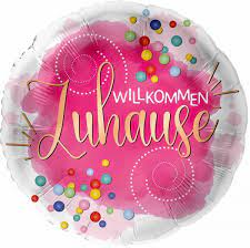 45239 essen, heidhausen die vollständige adresse der immobilie erhalten sie so können sie sicher die immobilie von zuhause besichtigen und wie gewohnt alle fragen zur. Willkommen Zuhause Konfetti Folienballon Balloon Fantasy Partyboutique
