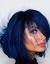 Woman Blue Short Hair