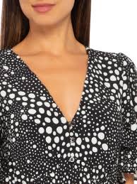 Vestido Curto Mar De Poa Farm Preto Oqvestir