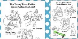 The story of peter rabbit has been made a cartoon version of a book, and also a variety of children's toys. Free Peter Rabbit Colouring In Pictures Primary Resources