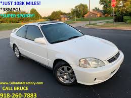 Get 2000 honda civic values, consumer reviews, safety ratings, and find cars for sale near you. 2000 Honda Civic Ex Coupe White 5 Speed Manual Super Sporty Gas Saver 38mpg Clean Vehicle Histo Auto Factory Llc Dealership In Broken Arrow