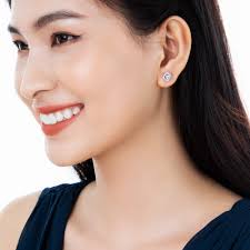 Bông tai kim cương vàng 18K K1B.DSR0447E