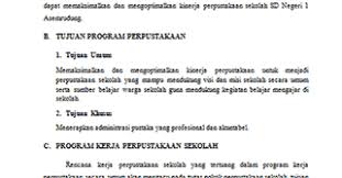 Segala kritik dan saran saya harapkan demi kemajuan blog ini dimasa yang akan datang. Contoh Program Perpustakaan Sd Format Microsoft Word Berkas Edukasi