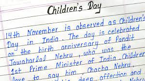 To mark di day every year, children dey get holiday while several social activities dey centered on them. Write An Essay On Children S Day Essay Writing On Children S Day In English Youtube