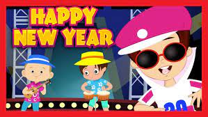 Happy New Year Dancing Song For Children Happy New Year Song Kids Songs New Year Eve Song