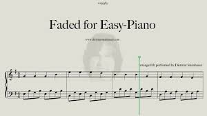 Download alan walker faded sheet music notes and printable pdf score arranged for easy piano. Dietmar Steinhauer Faded Sheet Music Easy Piano Piano Solo In E Minor Download Print Sku Mn0185207