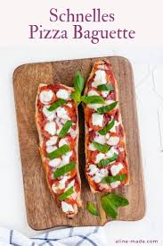 Schnelles Pizza Baguette Vegetarisch Aline Made In 2020 Pizza Baguette Pizzasauce Lecker