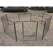 Bunny Business Heavy Duty Puppy Play Pen Rabbit Enclosure 8 Panels Large Gunmetal Grey Dog Supplies Online In 2020 Puppy Play Rabbit Enclosure Dog Peeking