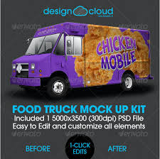 Food Truck Mockup 41 Free Fast Food Icecream Burger Truck Psd Vector Templates