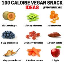 Vegan Fit Life On Instagram 100 Calorie Vegan Snacks Tag A Friend Who Would Like To See This Fo Vegan Snacks Healthy Low Calorie Snacks 100 Calories