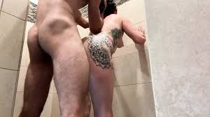 Dickflash Truck Stop Shower Adventure Part 2 Cumshot after Destroying Pussy  by 9 Inch Truck Drivers Big Dick Truck Stop Shower