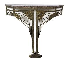 Art Deco Wrought Iron Console Table Art Deco Furniture Art Deco Interior Art Deco Home