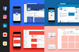 Social Media Branding Kit Social Media Branding Social Media Template Instagram Mockup