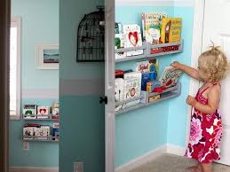 Whip your space in shape with the help of this streamlined bookcase! Forward Facing Bookshelf Ideas Cool Kids Room Furniture Design