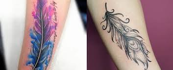 Normally feather tattoos are used to show freedom like a bird. Top 100 Best Feather Tattoo Designs For Women Freeing Body Art