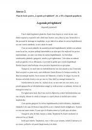 Comparand aceste specii literare cu cele din epica populara, constatam ca genul epic cult este mai. Proiect Legenda Strategii Metodice Si Didactice Pedagogie 54299