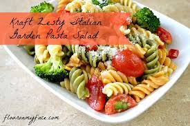 Zesty Garden Pasta Salad Flour On My Face Garden Pasta Salad Recipe Best Pasta Recipes Italian Pasta Recipes