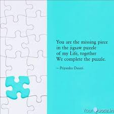 We did not find results for: You Are The Missing Piece Quotes Writings By Dasari Priyanka Yourquote