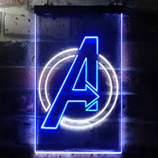 Captain America Avengers Neon Like Led Sign