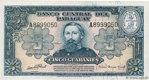 Check spelling or type a new query. 5 Guaranies Paraguay 1952 P 186c B86 0384 Banknotes