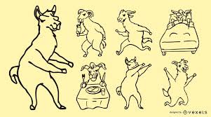 Funny Sheeps Outlines Ad Ad Sponsored Outlines Sheeps Funny In 2020 Character Design Outline Graphic Resources