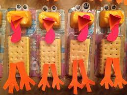 Turkey Crackers Thanksgiving Fun Thanksgiving Classroom Thanksgiving Treats