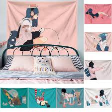 See more ideas about bedroom decor, bedroom wall, bedroom design. Ffo Anime Pink Tapestry Kawaii Girl Bedroom Wall Covering Decoration Cute Tazip Curtain Fabric For Washing Windows Outside Best Sale 4f20 Goteborgsaventyrscenter