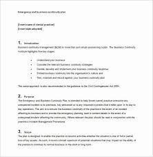 Business Contingency Plan Template Luxury Business Continuity Plan Template 11 Downl In 2020 Business Contingency Plan Business Continuity Planning Business Continuity