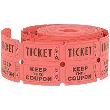 Double Roll Raffle Tickets Assorted 500ct Walmart Com Raffle Raffle Tickets Carnival Party Supplies