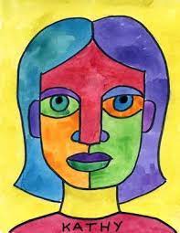 How To Draw An Abstract Self Portrait Art Projects For Kids Picasso Art Self Portrait Art Portraits For Kids