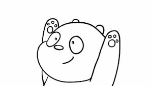 Three bear brothers do whatever they can to be a part of human society by doing what everyone around them does. We Bare Bears Coloring Sheets Bawwal