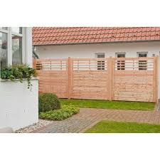 Vorgartenzaun Riva Mit Gitter Douglasie 90 Cm X 180 Cm Kaufen Bei Obi Douglasie Sichtschutzzaun Terrassendielen Douglasie