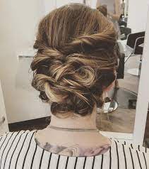 Here comes a holiday hair tutorial on a very soft and feminine curly updo with a side braid, great for medium length and long hair. 25 Chic Braided Updos For Medium Length Hair Hairstyles Weekly