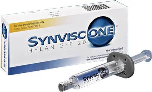 Synvisc one - hyaluronic acid syringe 1x6ml