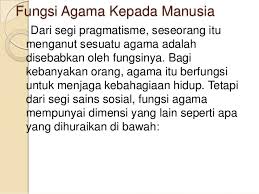 Dengan kehendak allah swt manusia diciptakan sebagai. Fungsi Agama Bagi Kehidupam Manusia