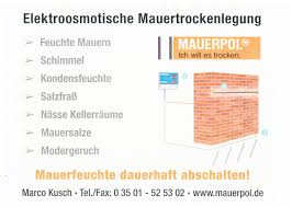 Führt ein fachmann die arbeiten aus, belaufen sich die kosten für die kellerbodendämmung auf 70 bis 160 euro pro m². Horizontalsperre Problem Kostengunstig Losen Mauerpol Spezialsysteme Marco Kusch Pressemitteilung Pressebox