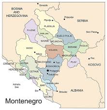 Search and share any place. Montenegro Map For Powerpoint Administrative Districts Capitals Clip Art Maps