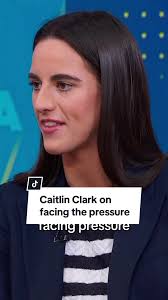 Caitlin Clark talks about how she handles the pressure. "At times you can  definitely feel the weight of the world