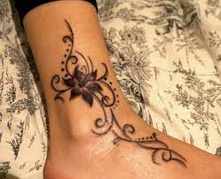 Just The Color Ankle Tattoos Tattoos Ankle Tattoo For Girl